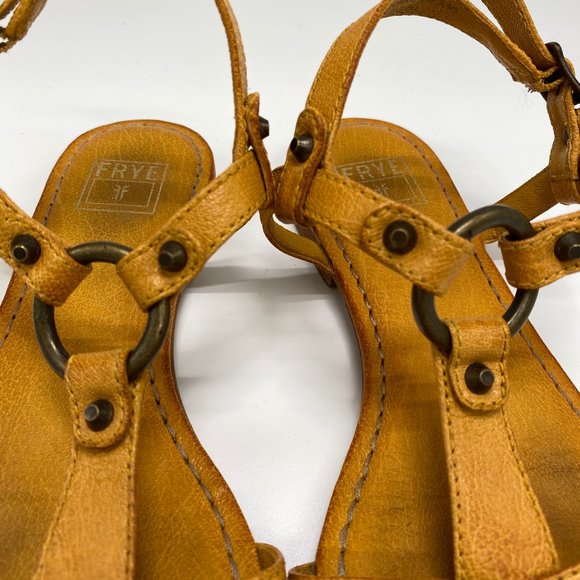 Frye Orange Carson Ring Sling Sandal - Picture 5 of 8